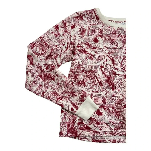 Harry Potter Hogwarts Marauders Map Crop Sweater Size Small - Picture 6 of 11